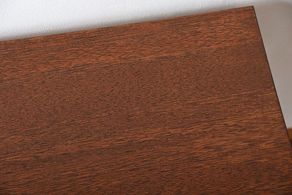 アンティーク家具　アンティーク 天板一枚板 古材を使った鉄脚テーブル(1)(作業台、机)