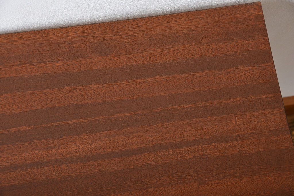 アンティーク家具　アンティーク 天板一枚板 古材を使った鉄脚テーブル(6)(作業台、机)