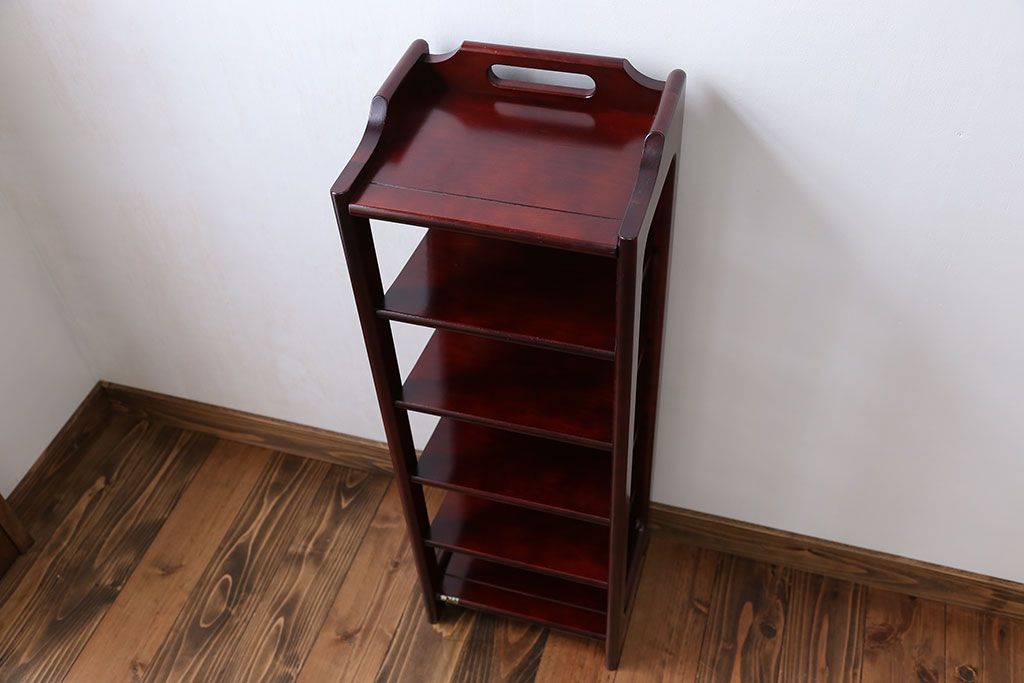 アンティーク雑貨　中古 カリモク製 スリッパラック