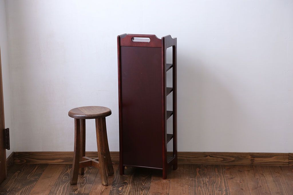 アンティーク雑貨　中古 カリモク製 スリッパラック