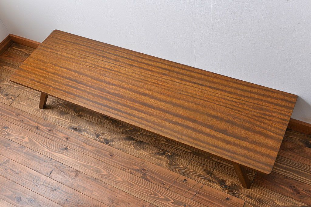 アンティーク家具　アンティーク 折り畳み式の横長テーブル(7)(作業台、机、裁ち板)