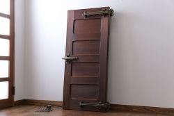 アンティーク 珍品 古い氷屋の冷蔵室のドア(2)(扉、冷蔵庫)