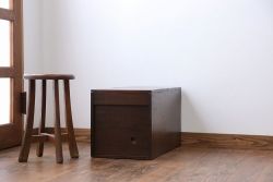 アンティーク雑貨　アンティーク　古い米びつ(収納箱)