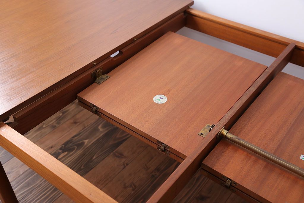 ヴィンテージ家具　北欧ビンテージA.H.Mackintosh(マッキントッシュ)エクステンションテーブル(ダイニングテーブル)