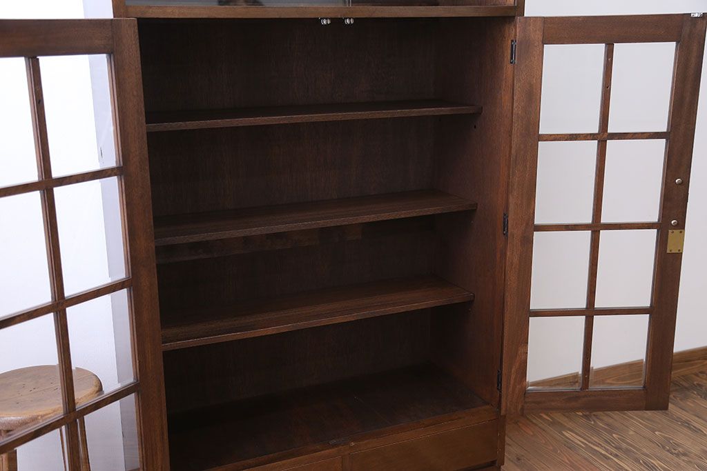 レトロ家具　1960年代　昭和レトロ　大きな本箱