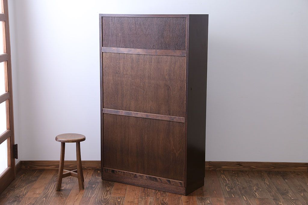 レトロ家具　1960年代　昭和レトロ　大きな本箱