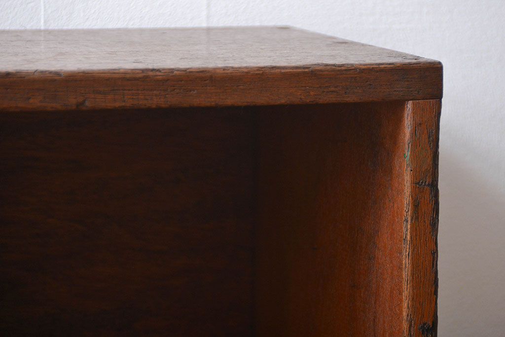 レトロ家具　昭和レトロ　小さなマス目棚(4)