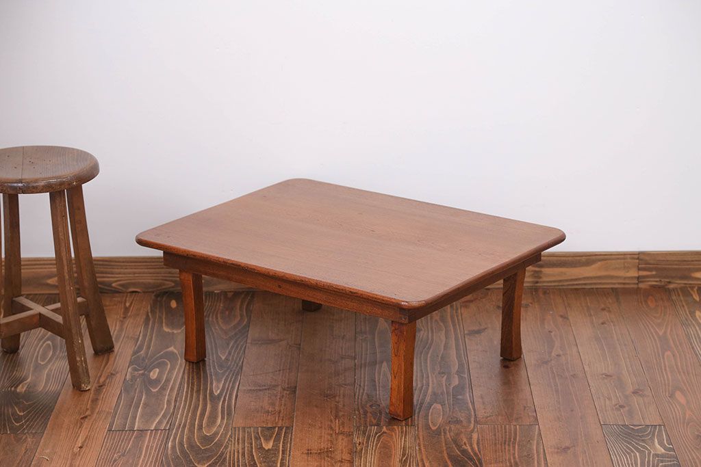 レトロ家具　昭和レトロ　小さなちゃぶ台(2)