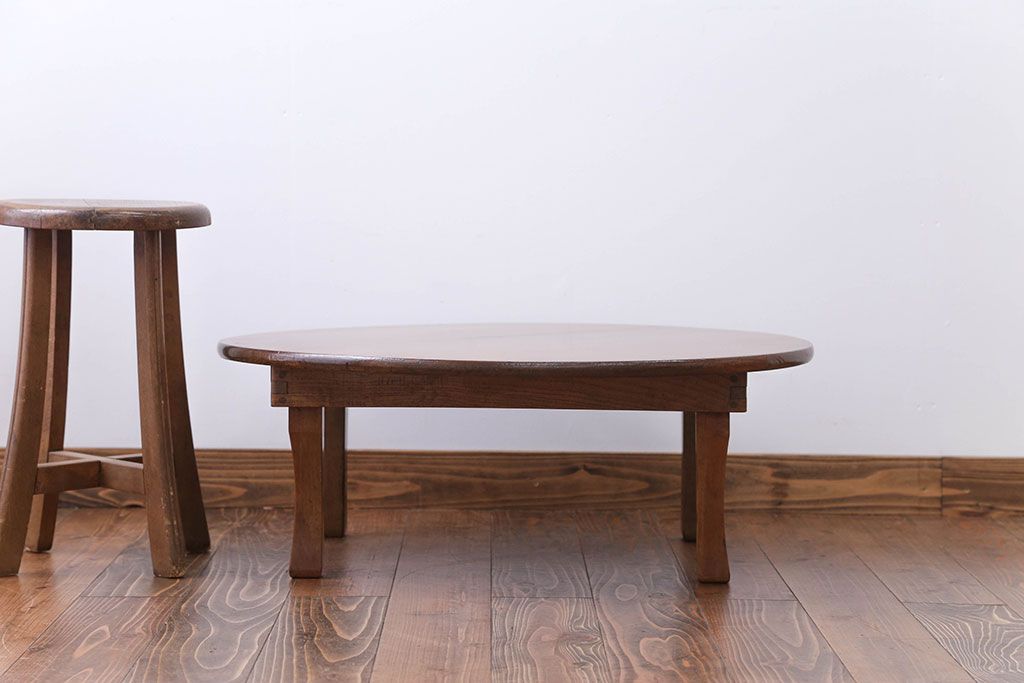 レトロ家具　昭和レトロ　小さなちゃぶ台(5)