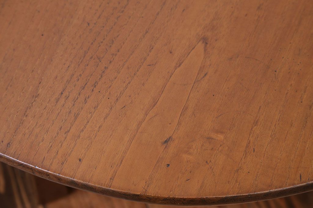 レトロ家具　昭和レトロ　小さなちゃぶ台(5)