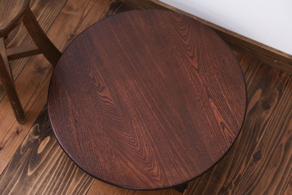 レトロ家具　昭和レトロ　小さなちゃぶ台(7)
