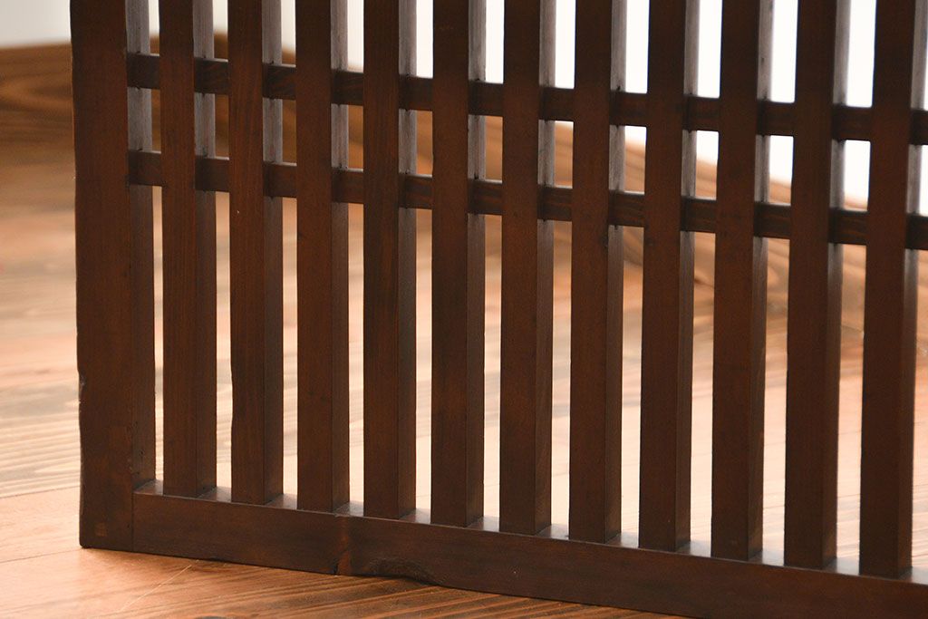 アンティーク雑貨　古民具・骨董　上質な帳場格子(2)