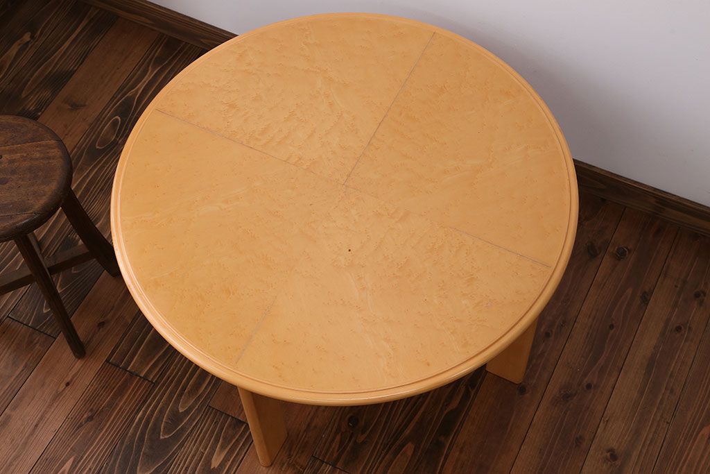 中古　天童木工　丸テーブル