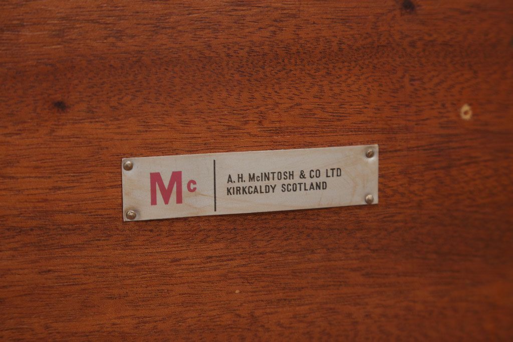 ヴィンテージ家具　北欧ビンテージ　マッキントッシュ製チーク材センターテーブル