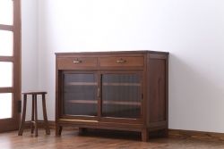レトロ家具　昭和レトロ　お洒落なキッチンキャビネット