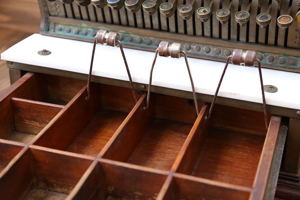 アンティーク雑貨　1900年頃 アメリカナショナル社製 アンティークレジスター
