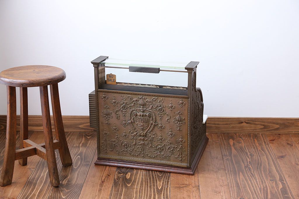 アンティーク雑貨　1900年頃 アメリカナショナル社製 アンティークレジスター