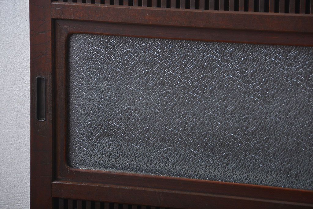 昭和レトロ　裏障子付き　格子戸