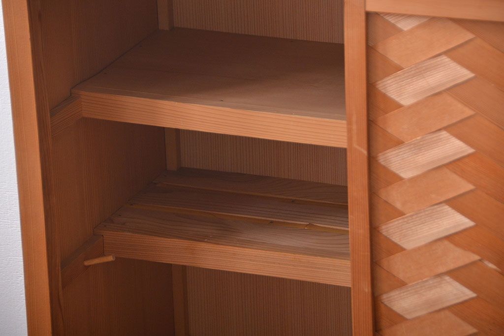 アンティーク家具　和モダン　置水屋(茶箪笥)