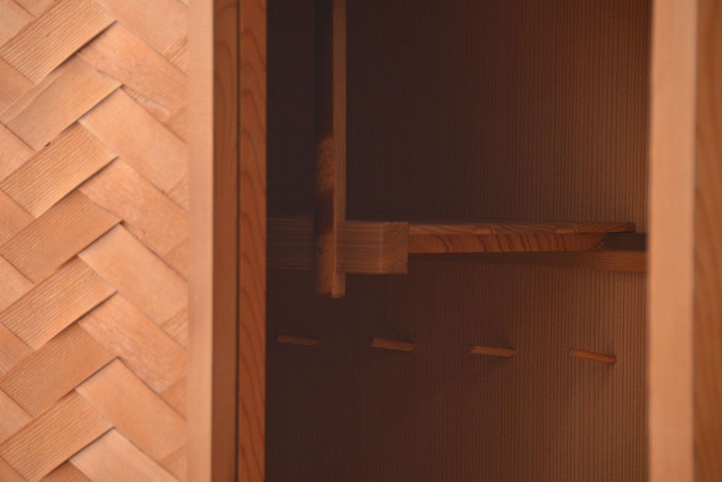 アンティーク家具　和モダン　置水屋(茶箪笥)