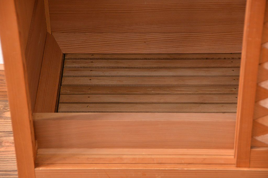 アンティーク家具　和モダン　置水屋(茶箪笥)