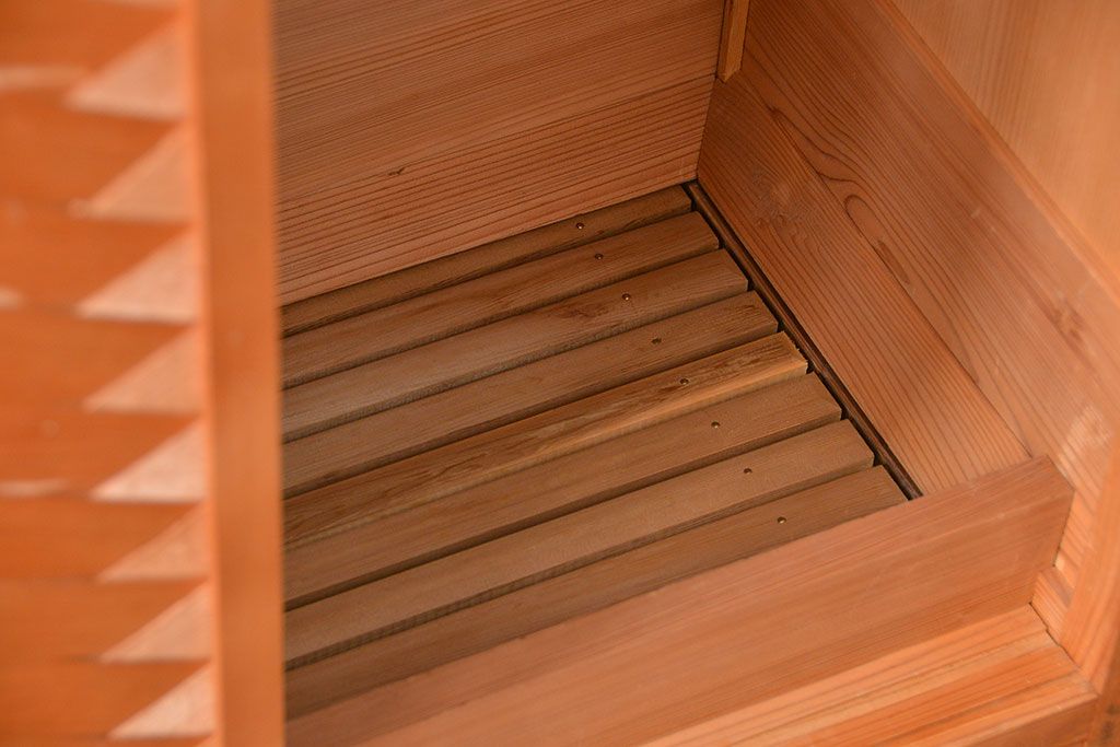アンティーク家具　和モダン　置水屋(茶箪笥)