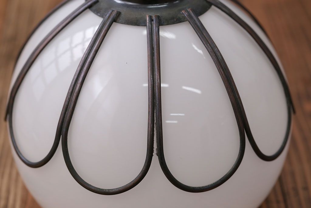 大正ロマン　金具の素敵な電笠