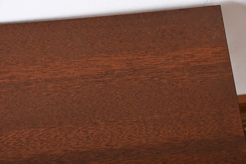 アンティーク家具　アンティーク 天板一枚板 古材を使った鉄脚テーブル(1)
