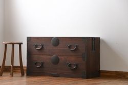 アンティーク家具　古民具・骨董　時代箪笥ローボード(1)