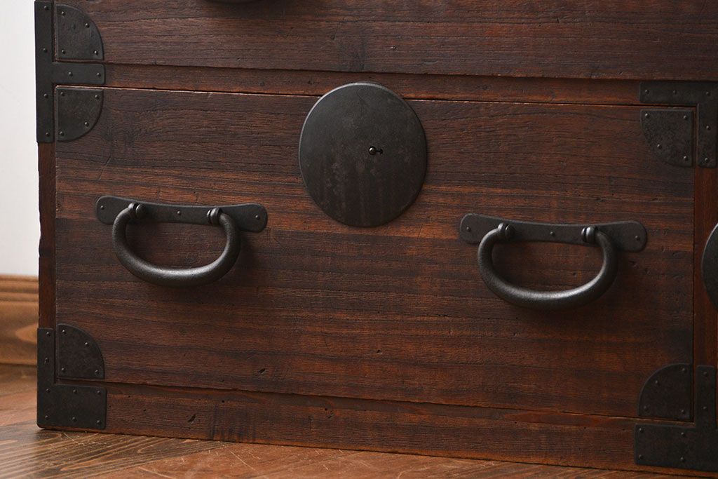 アンティーク家具　古民具・骨董　時代箪笥ローボード(2)