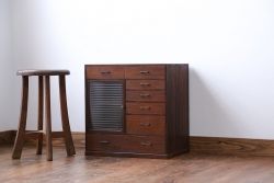 レトロ家具　昭和レトロ　変わり型小引き出し