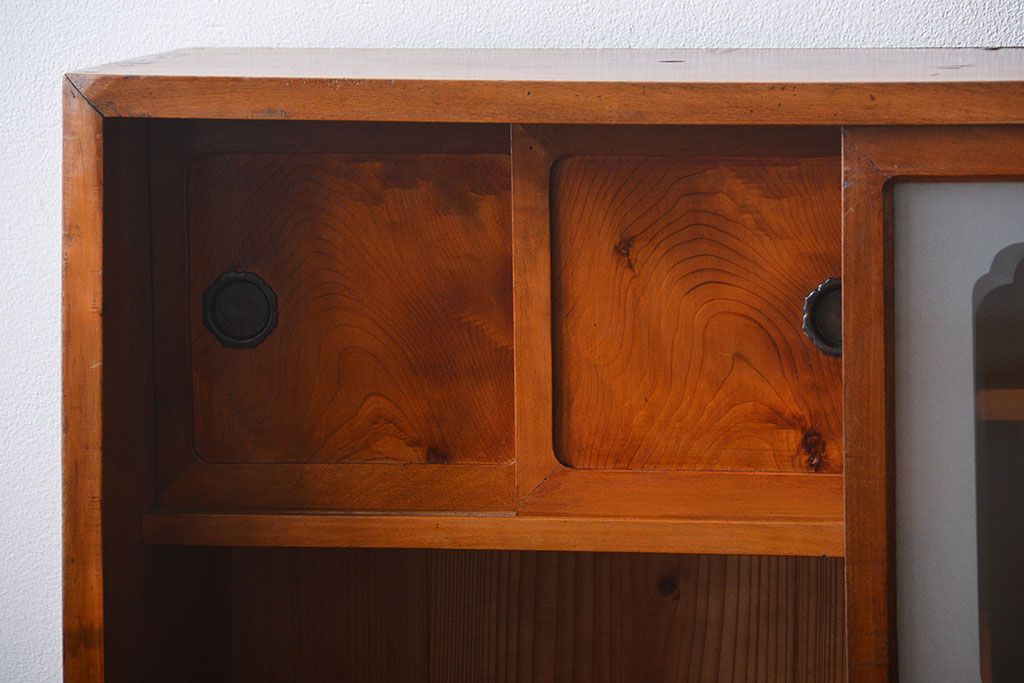 アンティーク家具　古民具・骨董　変わり型!茶箪笥