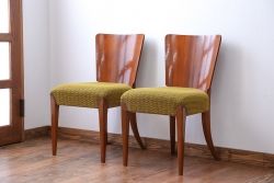 ヴィンテージ家具　イギリスビンテージ　ダイニングチェア2脚セット(1)