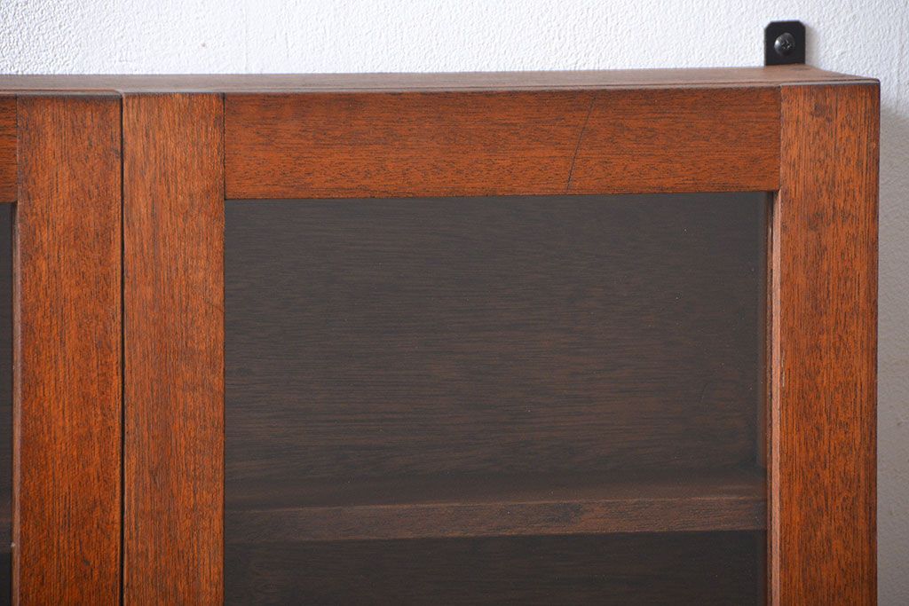 アンティーク家具　黒板付き!お洒落な壁掛けキャビネット