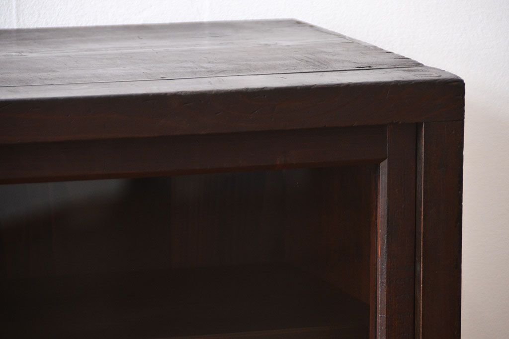 アンティーク家具　大正ロマン　大きな収納棚