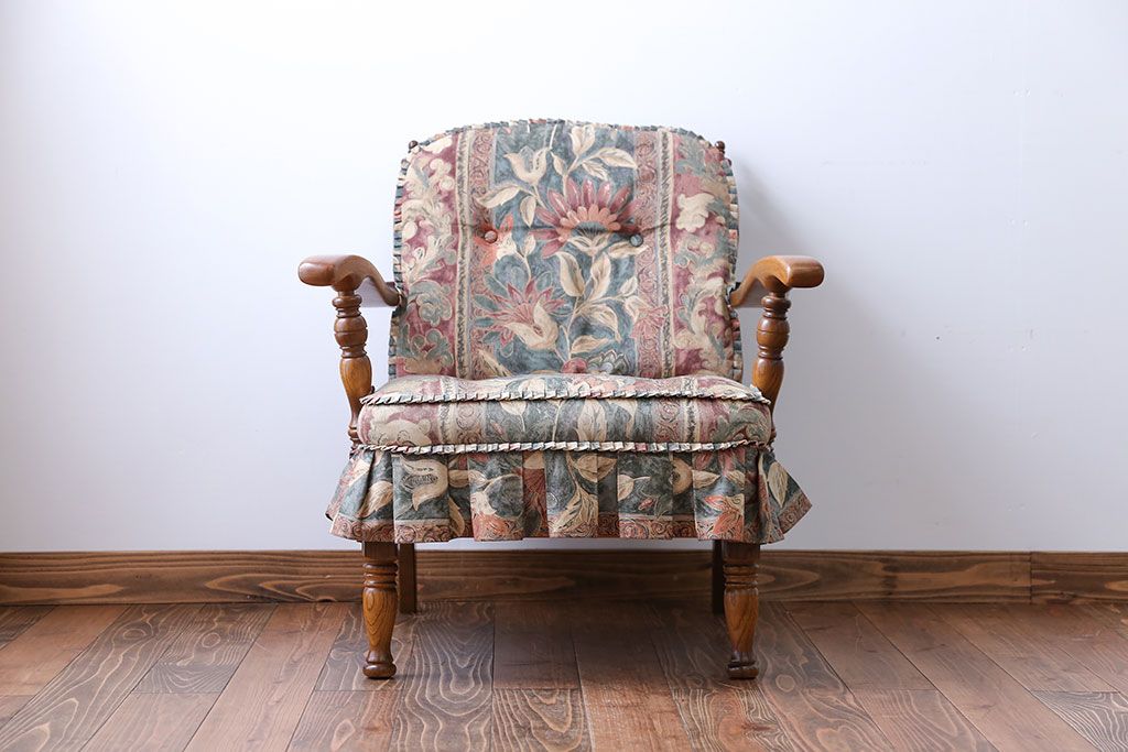 中古　飛騨産業　穂高　WINDSOR　1人掛けチェア(ソファ)(1)