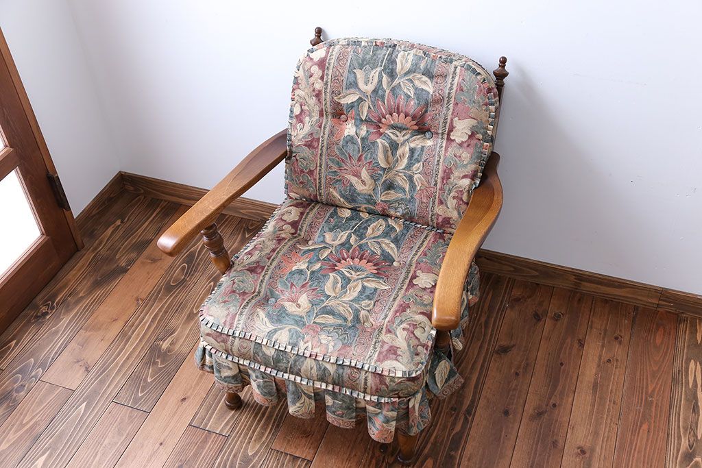 中古　飛騨産業　穂高　WINDSOR　1人掛けチェア(ソファ)(1)