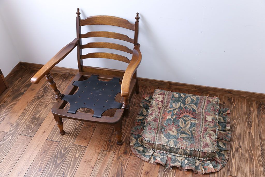 中古　飛騨産業　穂高　WINDSOR　1人掛けチェア(ソファ)(1)