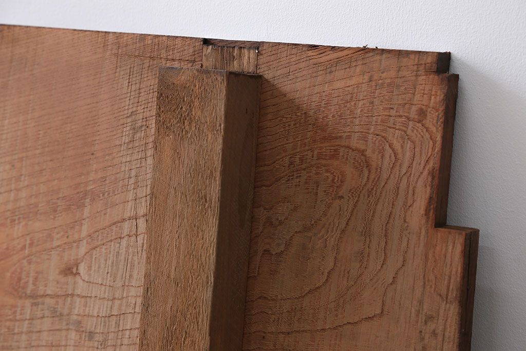 アンティーク家具　古民家スタイル　漆がきれい!欅の一枚板古材(材料)(1)
