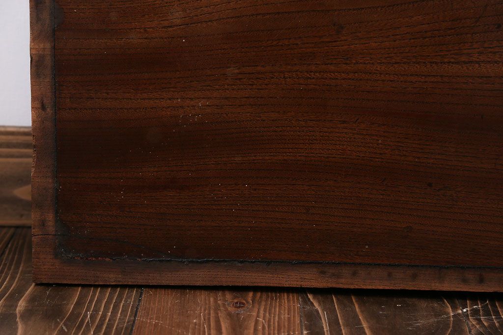 アンティーク家具　古民家スタイル　漆がきれいな欅の一枚板古材(材料)(4)