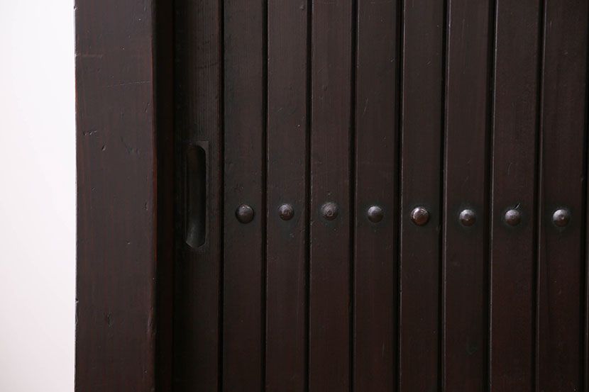アンティーク家具　古民具・骨董 シックな四尺水屋箪笥サイドボード