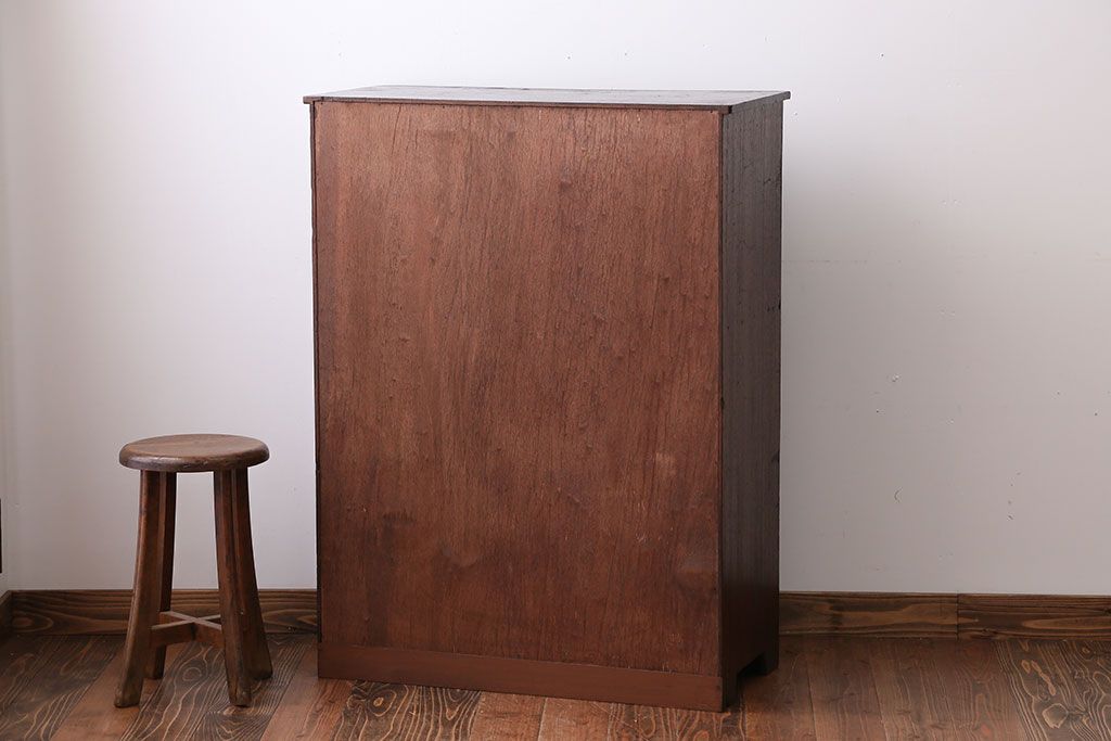 レトロ家具　昭和レトロ　ガラス戸棚