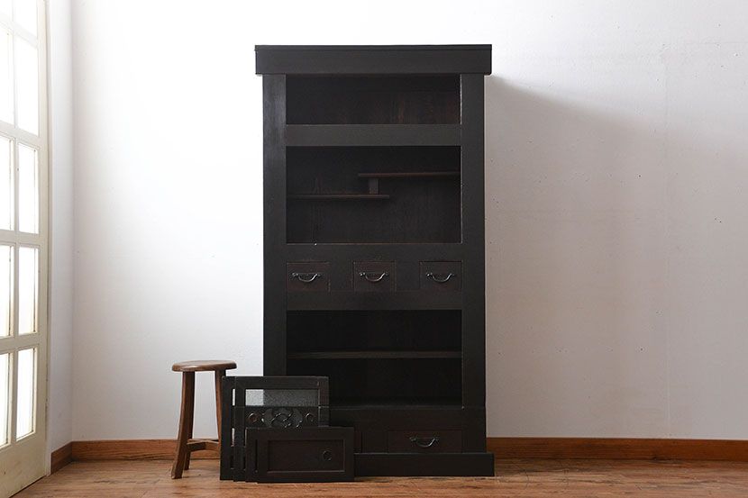 アンティーク家具　古民具・骨董　三尺　水屋箪笥
