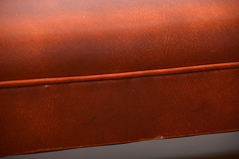 レトロ家具　昭和レトロ　ナラ材のベンチ