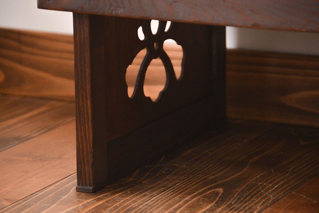 レトロ家具　昭和レトロ　折り畳み式アンティーク裁ち板(飾り台)