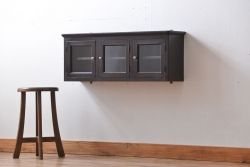 アンティーク家具　アンティーク　シンプルでかわいいウォールキャビネット