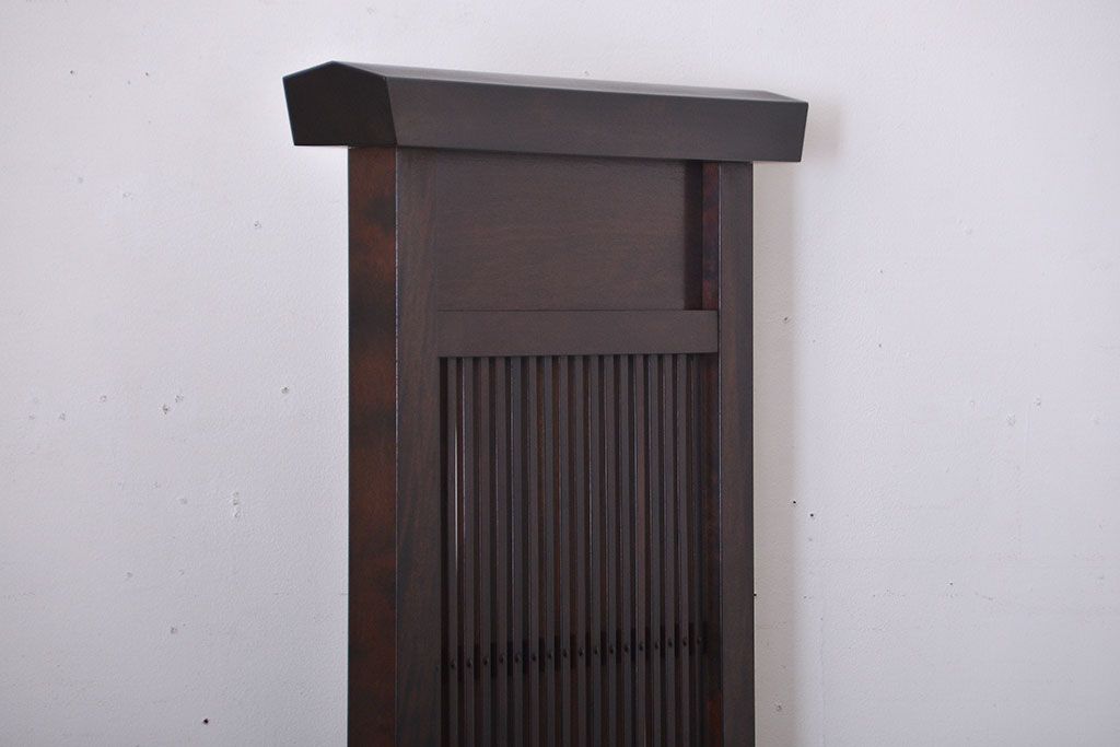 中古　九州民芸家具　和風な衝立て