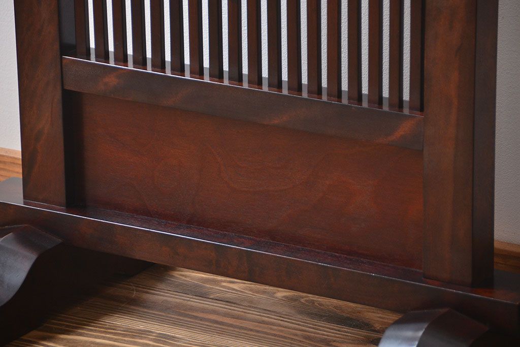 中古　九州民芸家具　和風な衝立て