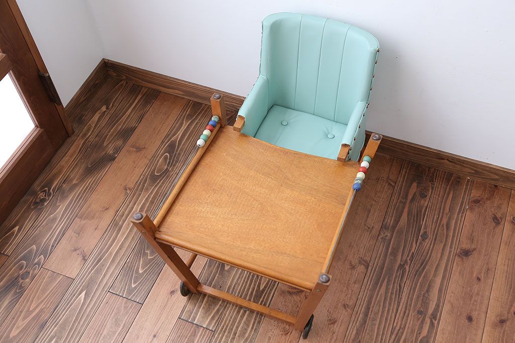 アンティーク家具 イギリスアンティーク かわいい2WAYベビーチェア