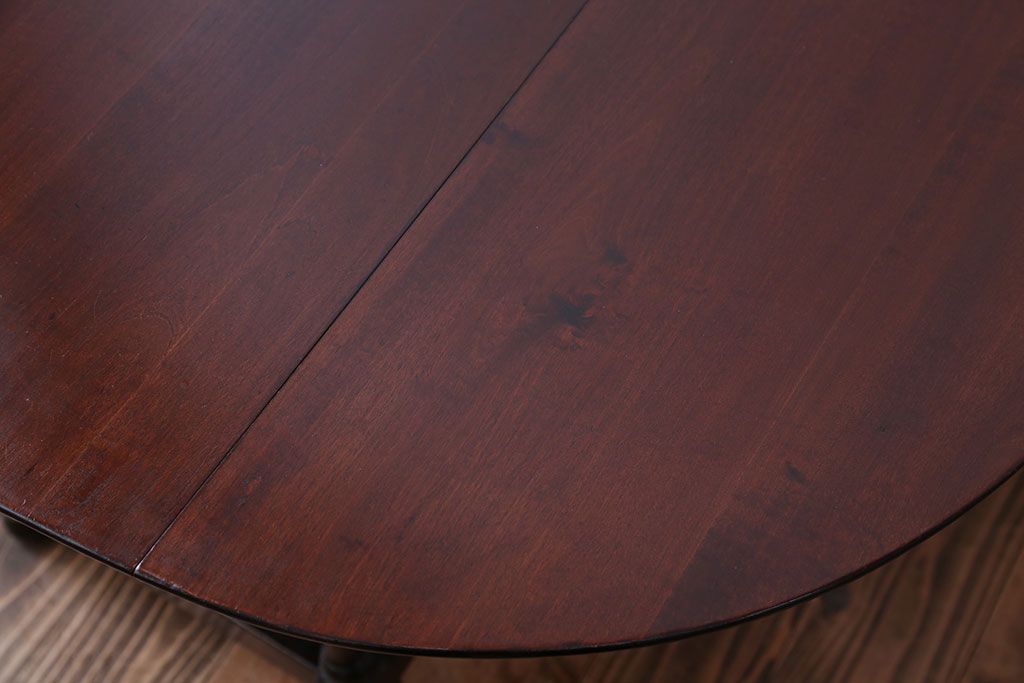 中古　松本民芸家具　小ぶりなバタフライテーブル